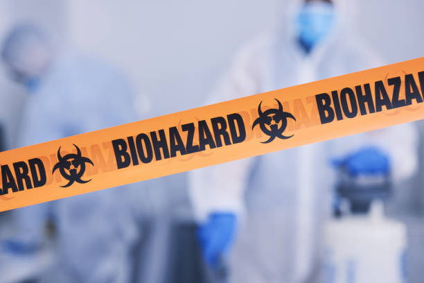 Professional Biohazard Cleanup technician working in Georgetown, PA